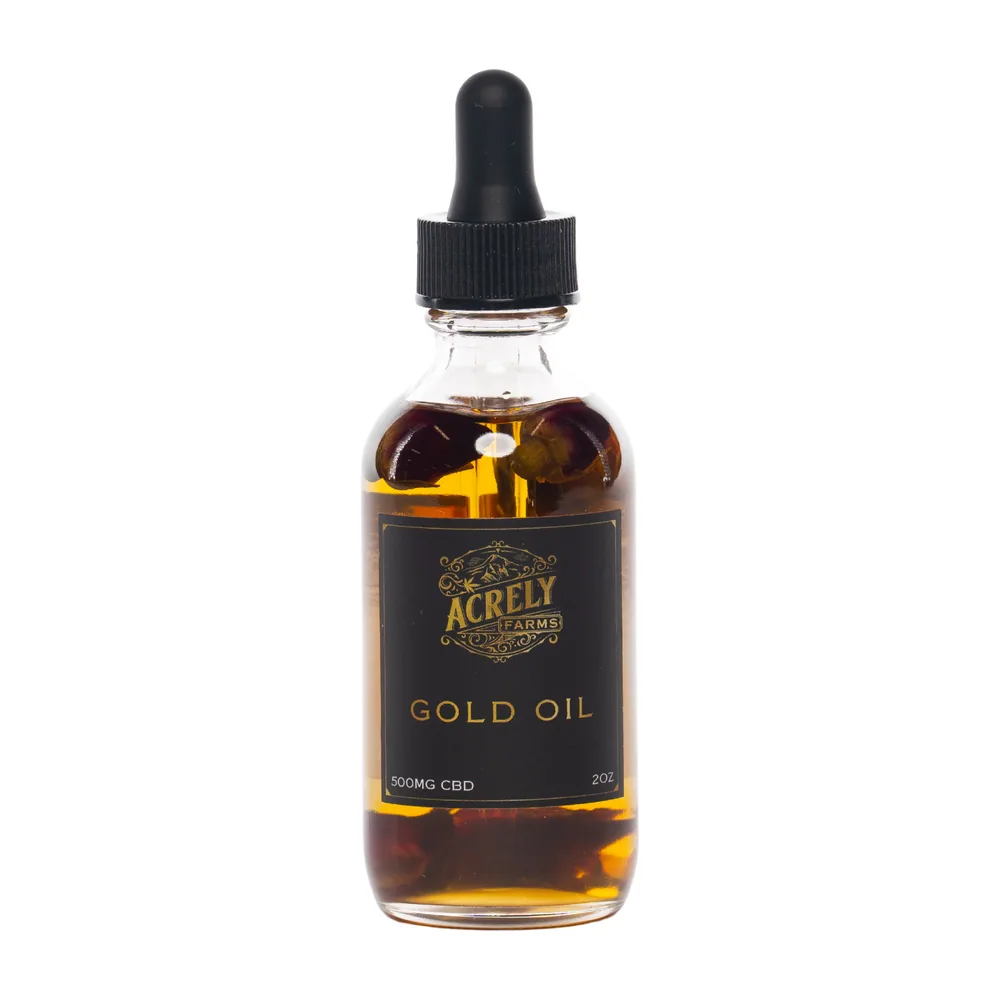Gold CBD Body Oil by Acrely Farms