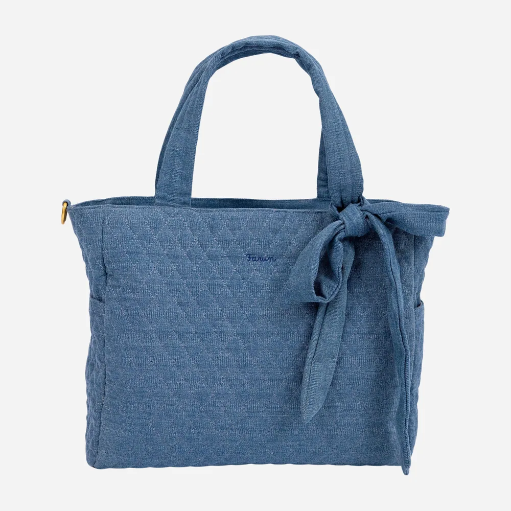 The Tote Bag, Denim by Fawn Design