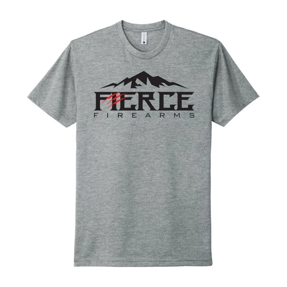 Fierce Mountain Tee (grey) by Fierce Firearms