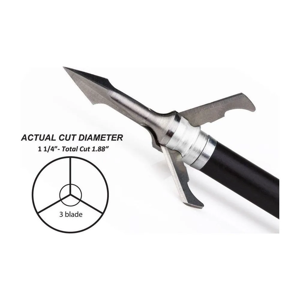 Fatal Steel Mechanical Broadheads by Grim Reaper Broadheads