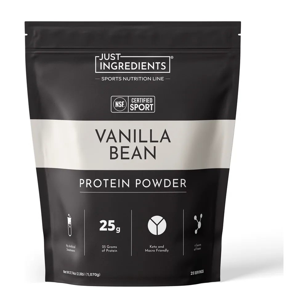 Vanilla Bean Protein Powder (NSF Certified) by Just Ingredients