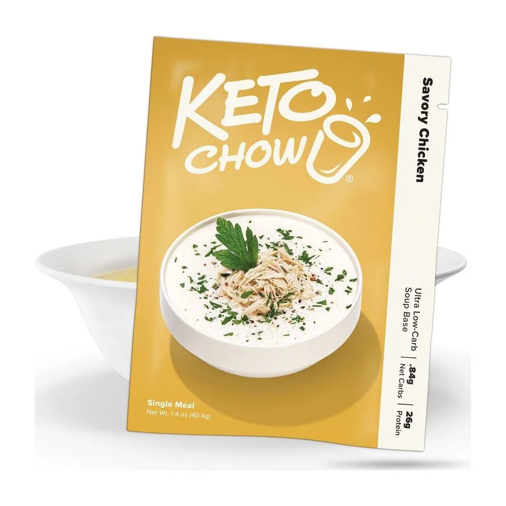 Keto Chow Savory Chicken Soup Base by Keto Chow