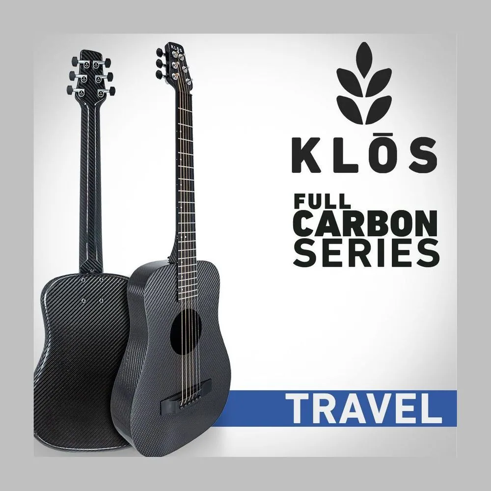 Full Carbon Travel Guitar by KLOS Guitars