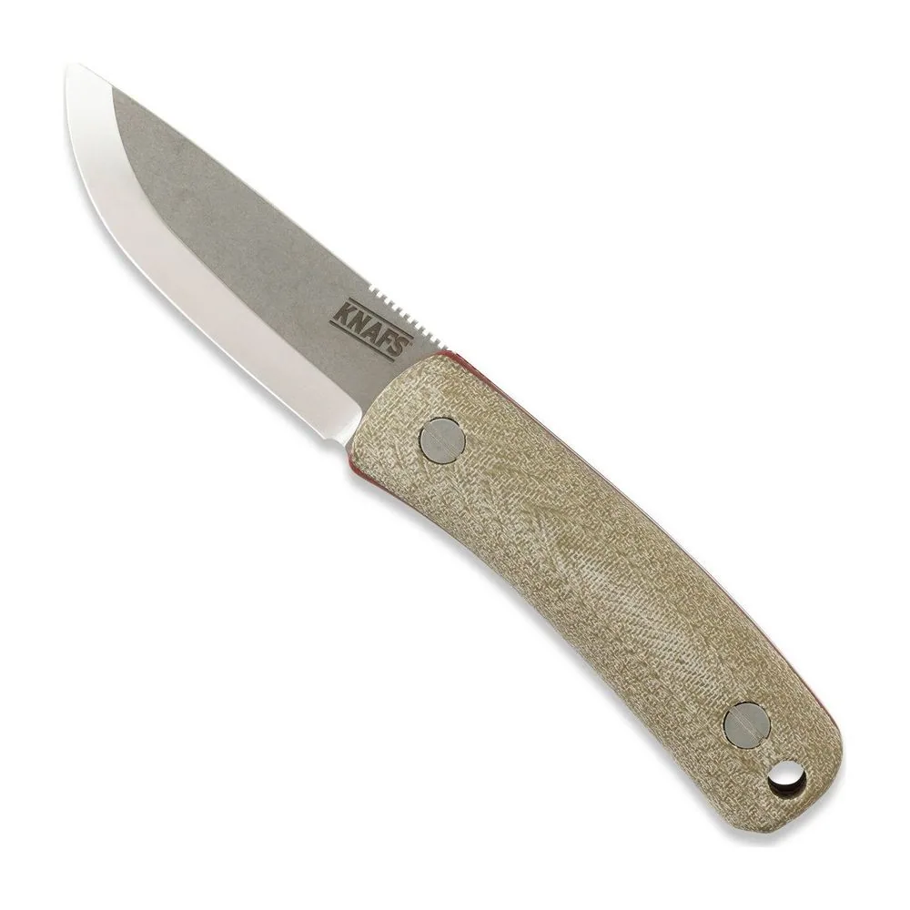 Lulu Fixed Blade, Raw MagnaCut by Knafs