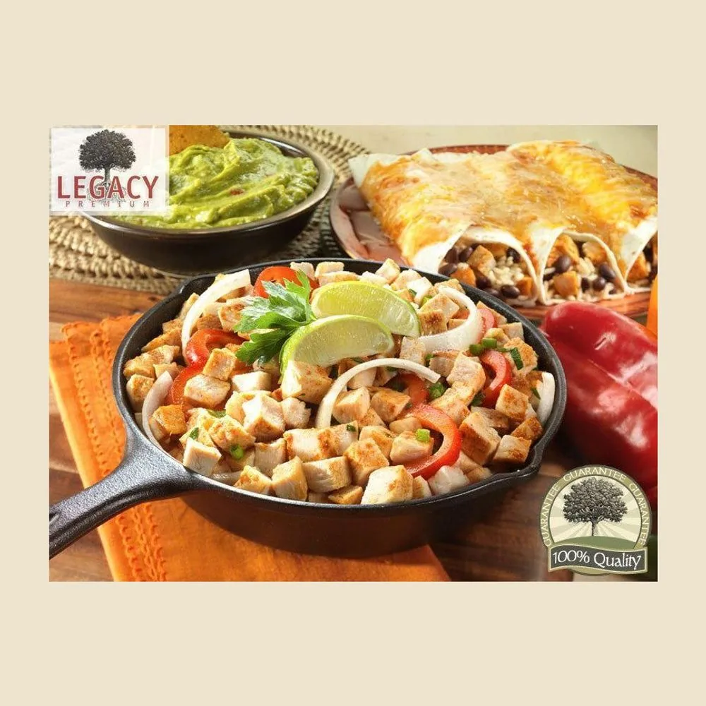 100% USDA Freeze Dried Chicken Dices by Legacy Food Storage