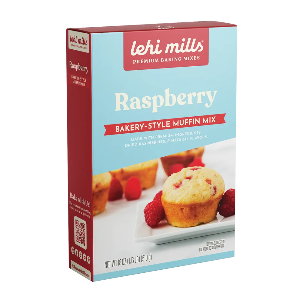 Raspberry Muffin Mix by Lehi Mills
