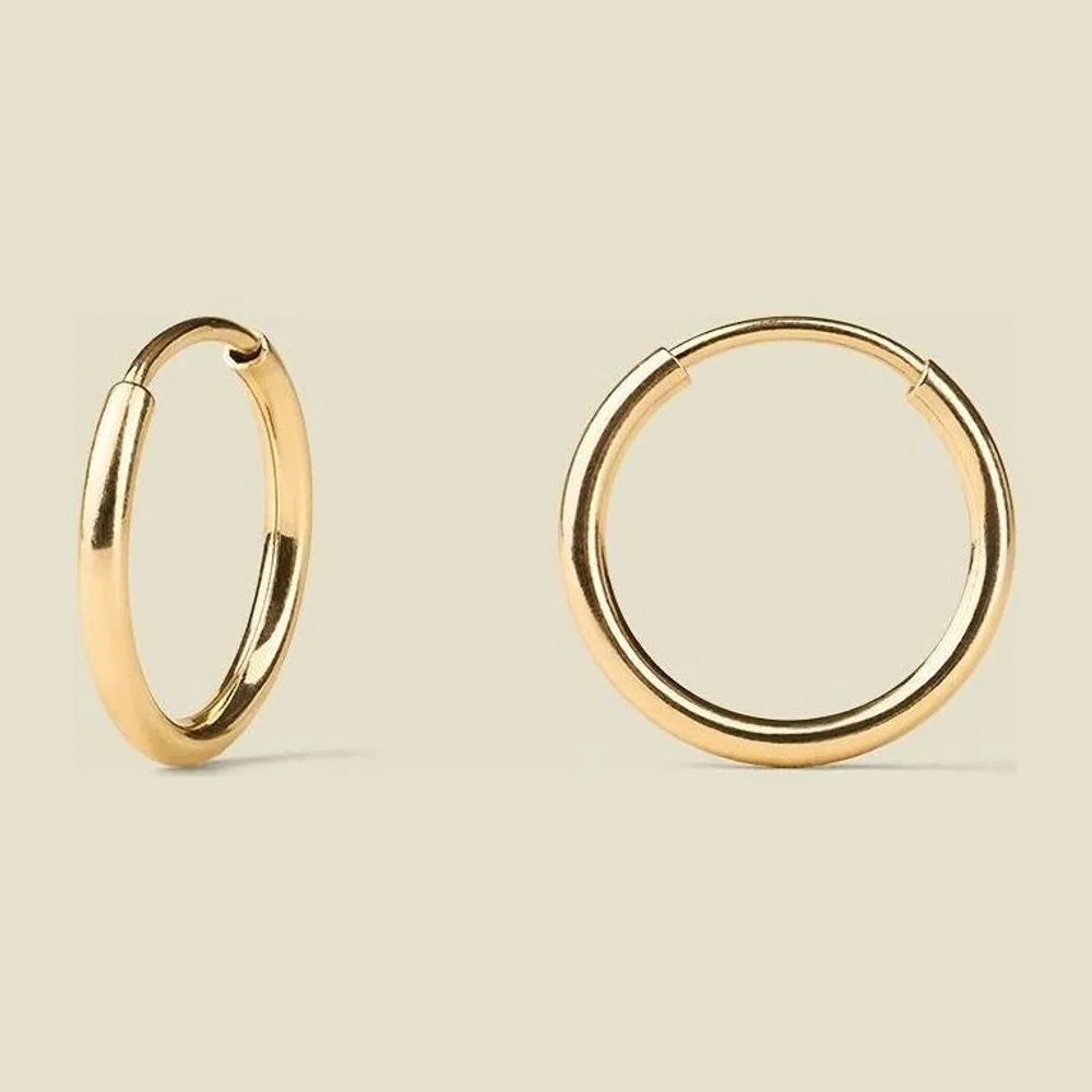 Live In Hoop Earrings by Made By Mary