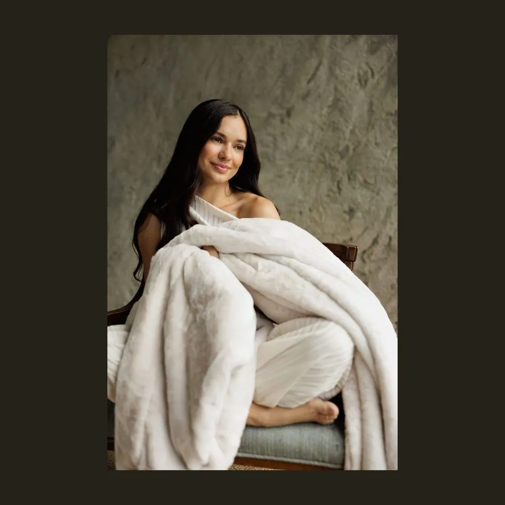 Lush Macadamia Nut Blanket by Minky Couture