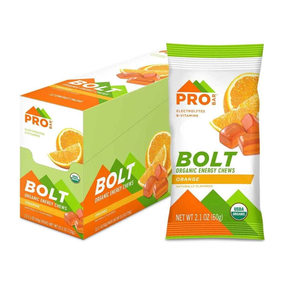 BOLT Organic Energy Chews, Orange by ProBar
