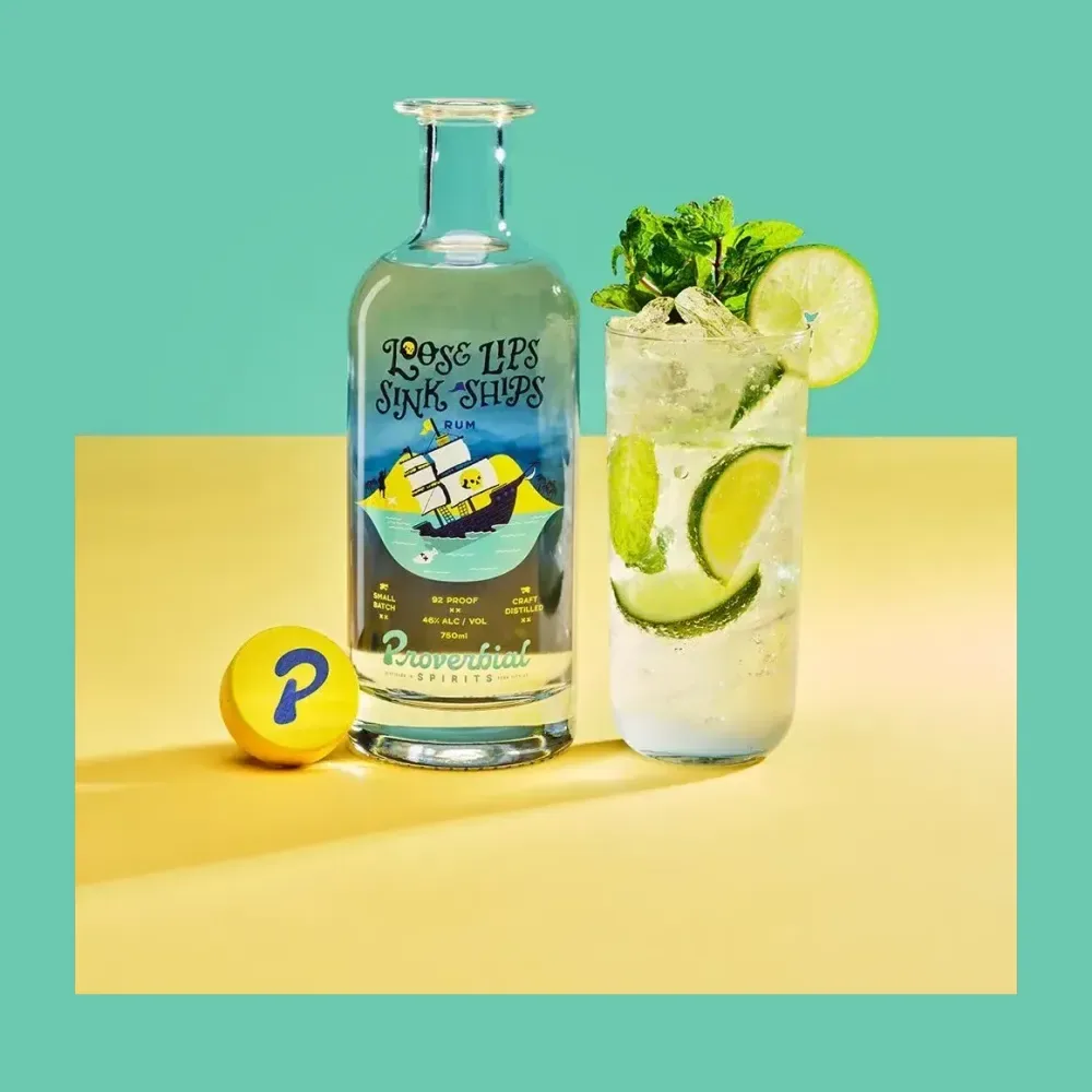 Loose Lips Sink Ships Rum by Proverbial Spirits