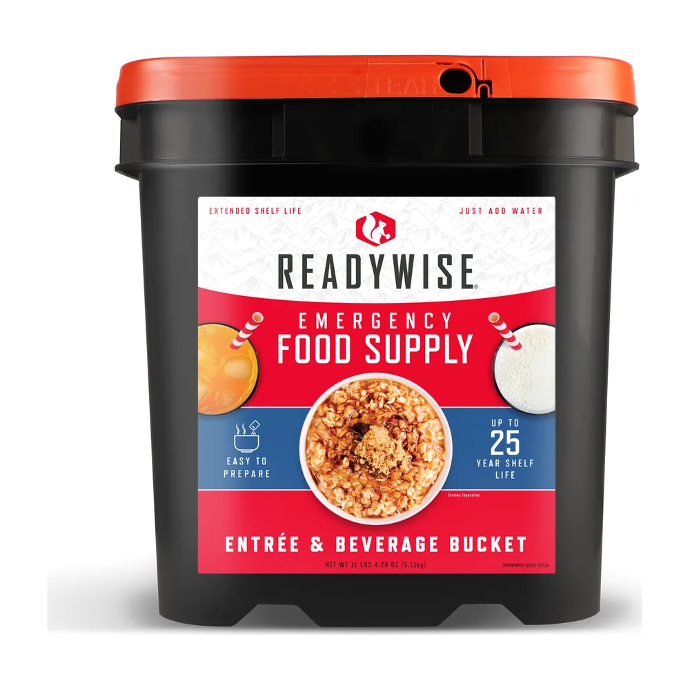 120 Serving Entree & Beverage Bucket by ReadyWise