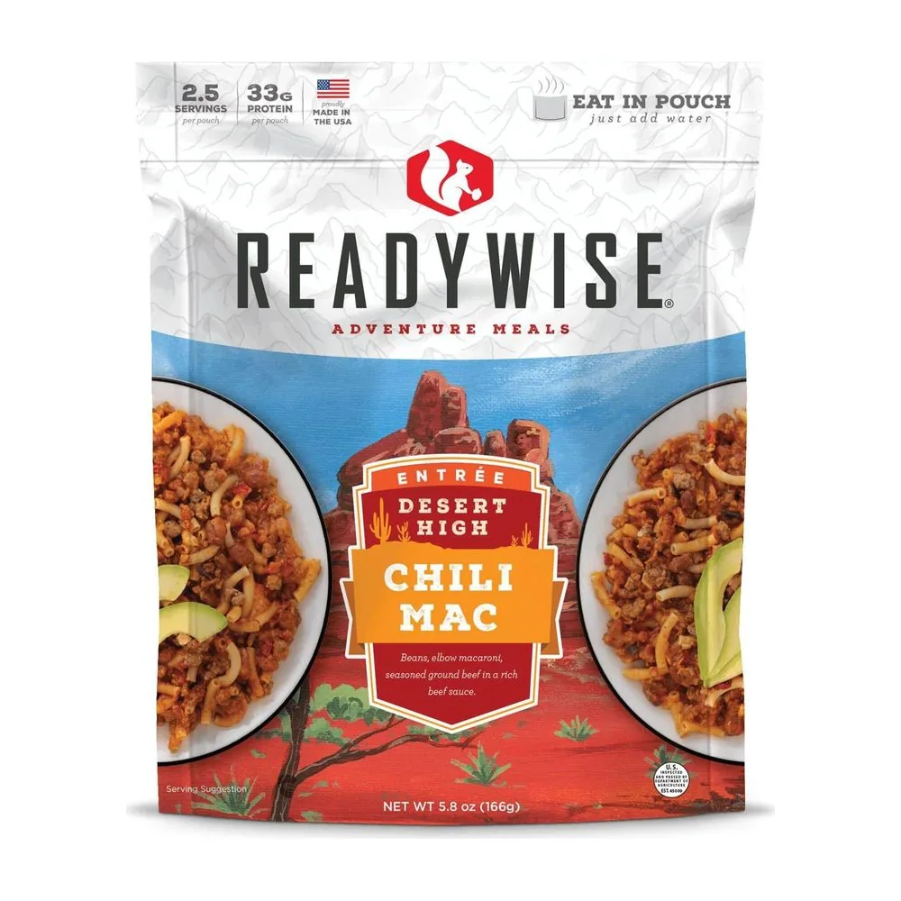 Desert High Chili Mac with Beef by ReadyWise