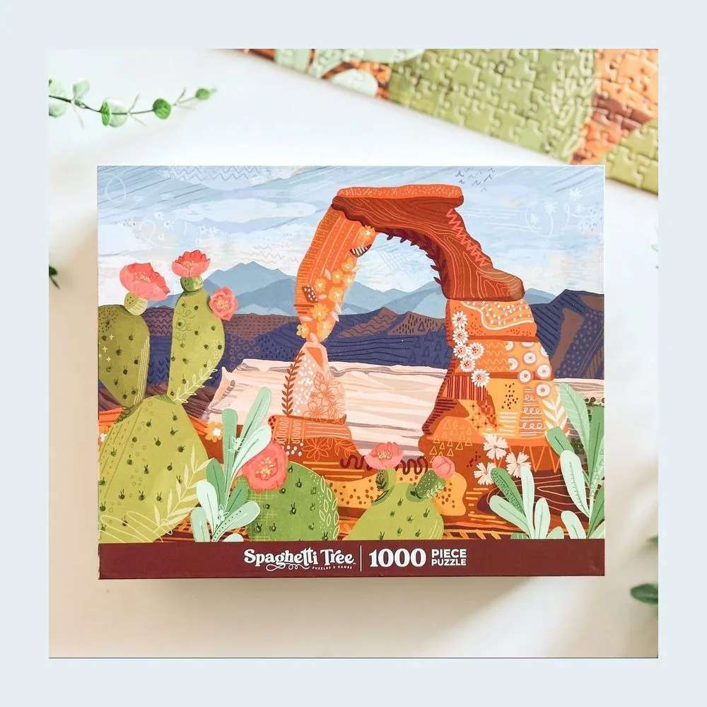 Delicate Work of Arch 1000 Piece Puzzle by Spaghetti Tree Puzzles and Games