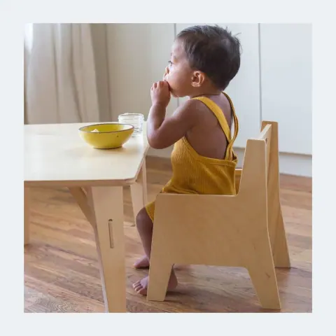 Adjustable Montessori Weaning Table and Chair Set, 1 Chair by Sprout Kids