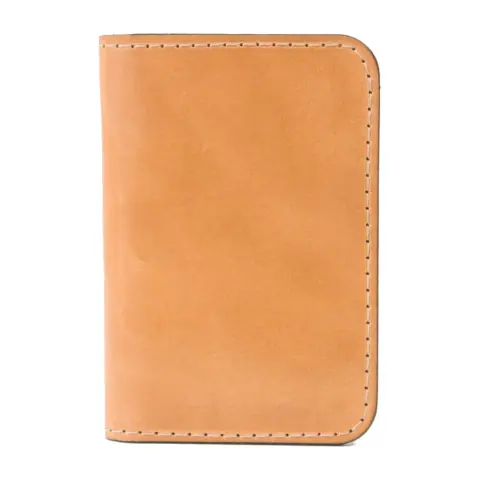 No. 52 Vertical Leather Wallet, Russet by Stock & Barrel