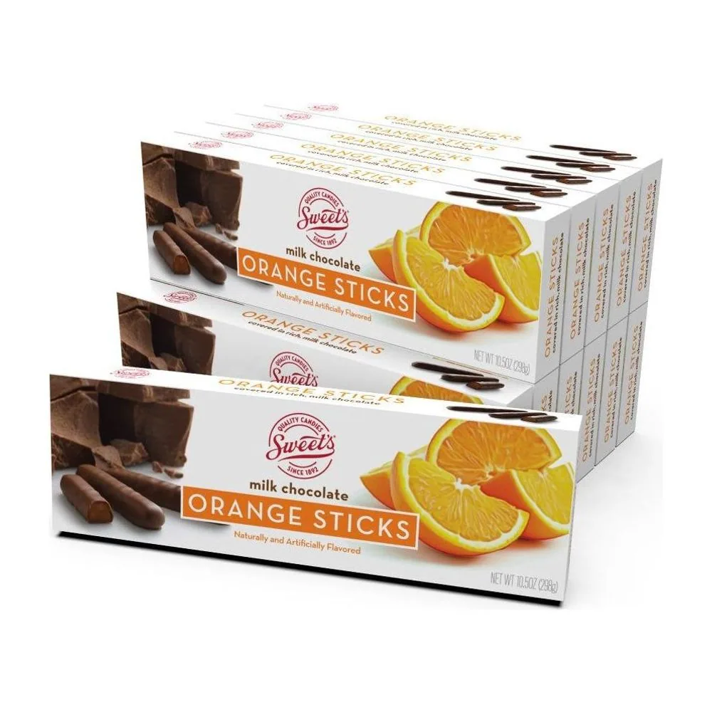 Milk Chocolate Orange Sticks by Sweet Candy Company