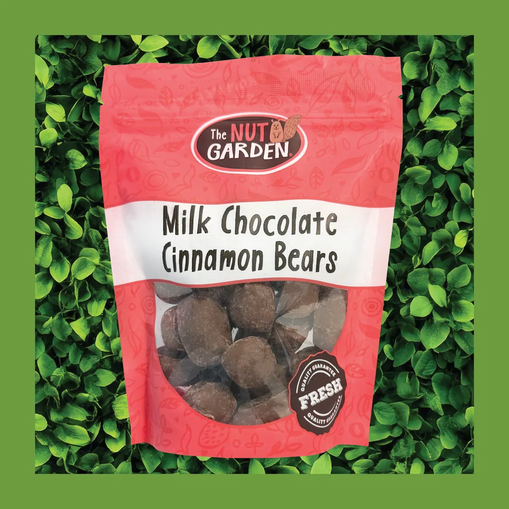 Cinnamon Bears, Milk Chocolate Covered (12 oz) by The Nut Garden