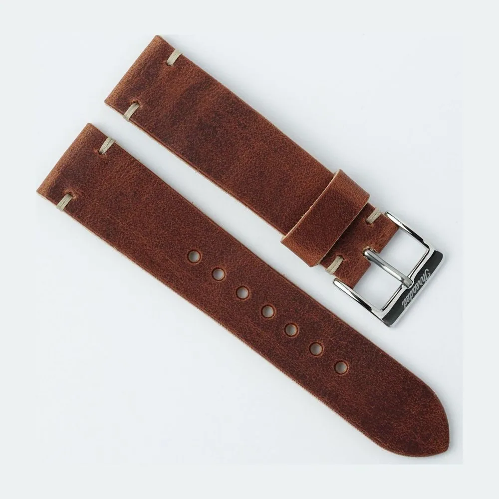 Hudson, English Tan Dublin by Threaded Leather