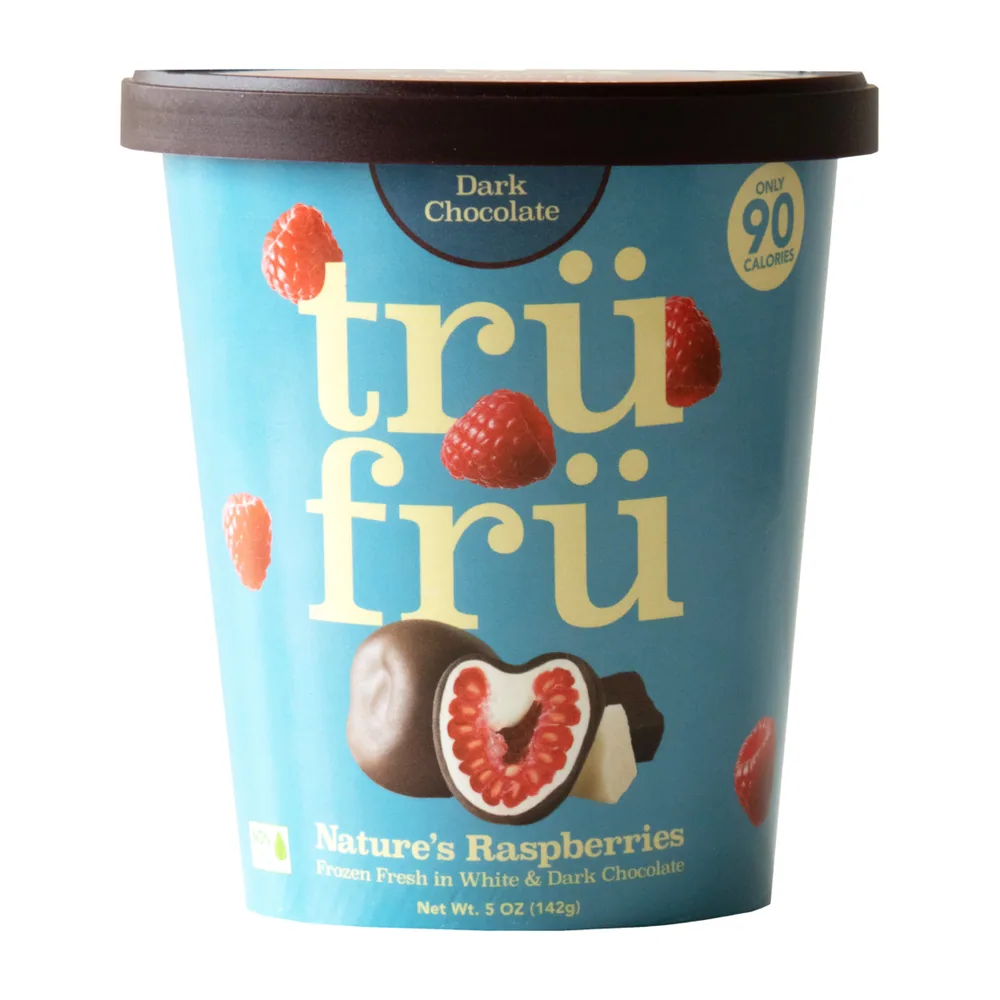 Nature's Raspberries in White & Dark Chocolate 5 oz by Trü Frü